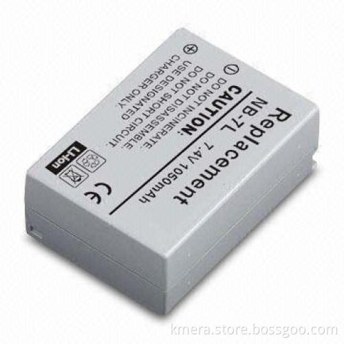 Digital Camera Battery with 1,050mAh Capacity and Voltage of 7.4V for Canon Brand